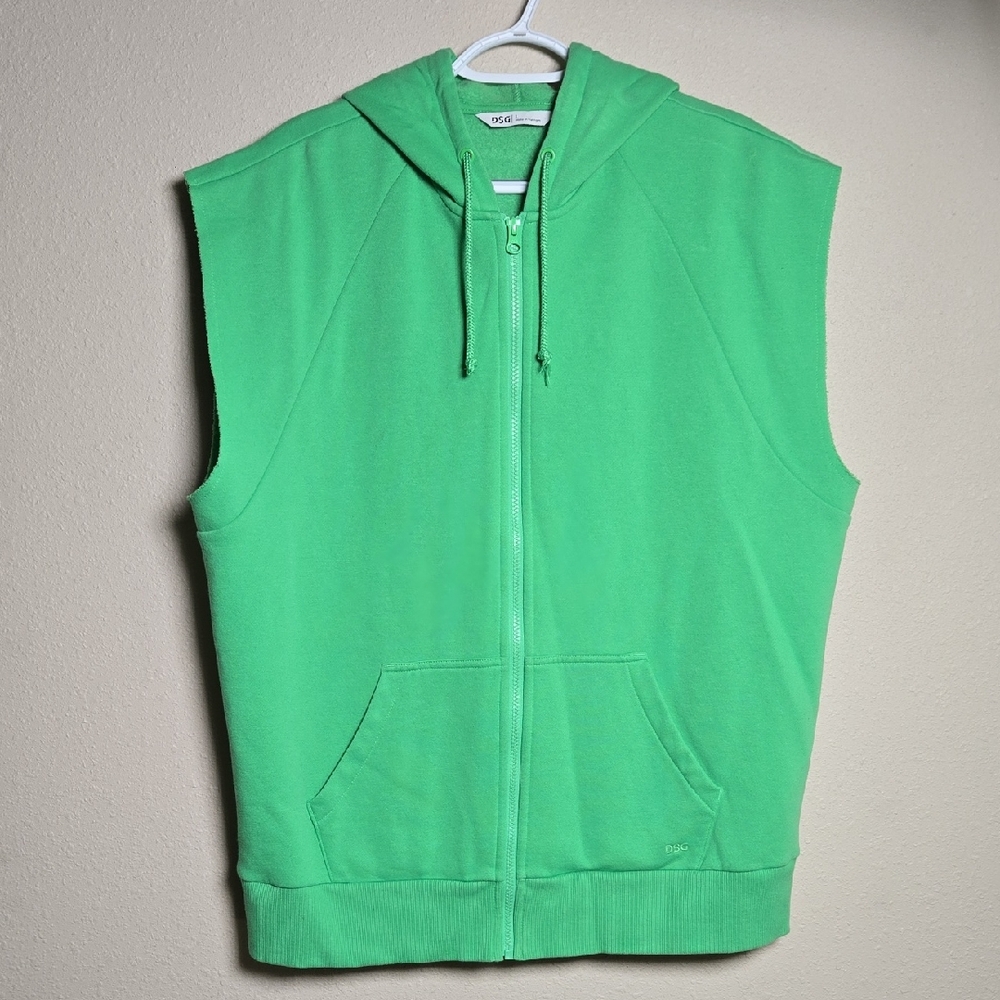 Green FITNESS Sleeveless Men's DSG  Sweater